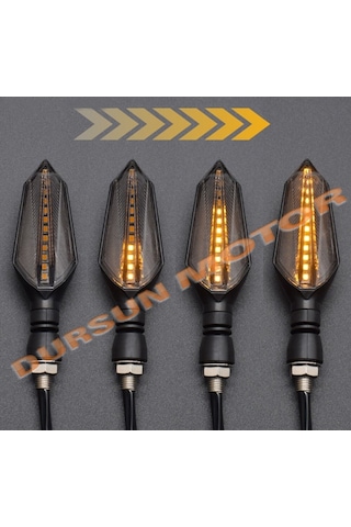 Mondial Mh Drift 150 Yeni Nesil 4'Lü Sinyal Seti Süper Red Parklı