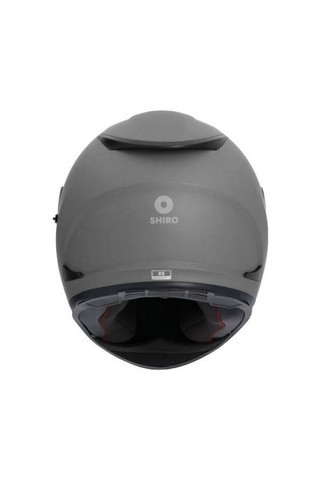 Shiro Shadow S Beden Motosiklet Kaskı Mat Asphalt/nardo Sh605 Gri