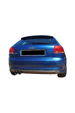 Audi A3 8p Arka Ek 2 Kapı Uyumlu Plastik Mat Siyah Karlık 2004-2008 Arka-bodykit-ek-karlık