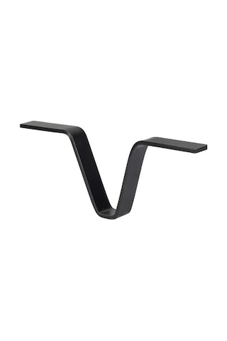 Youtek Siyah Demir Yağmur Zinciri Kancası - V Şekilli, Su Akışı Toplama, Tüp Uçları İçin Uyumlu, Pas Koruyucu Kaplama