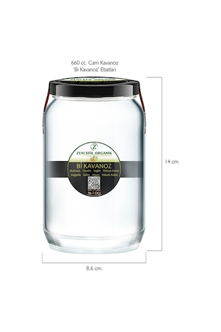 Zencefil Organik Pikan Cevizi İçi Bi Kavanoz Cam 230 G