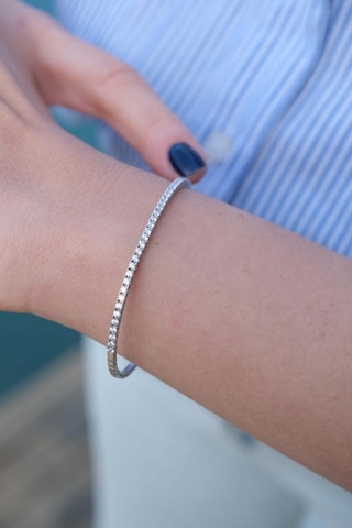 Tufanlar Kuyumculuk Altın Taşlı Kelepçe Bileklik