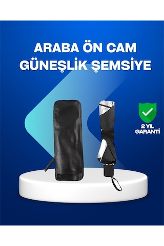 Northcity Cam Elyaf İskeletli Araç Şemsiyesi - Uv Koruma Ve Isı Engelleme