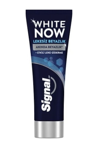 Signal White Now Diş Macunu Lekesiz Beyazlık Etkili Leke Giderme 75