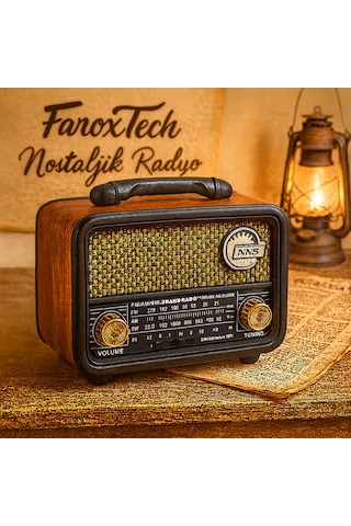 Nostaljik Radyo Fm - Mp3 - Bluetooth - Aux Telefona Bağlanabilir