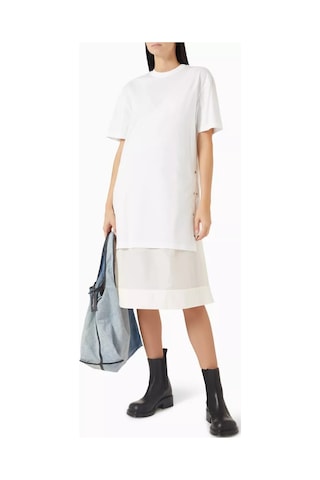 3.1 Phillip Lim Oversize Tişört Midi Elbise Rahat Ve Modern Günlük Şıklık Beyaz