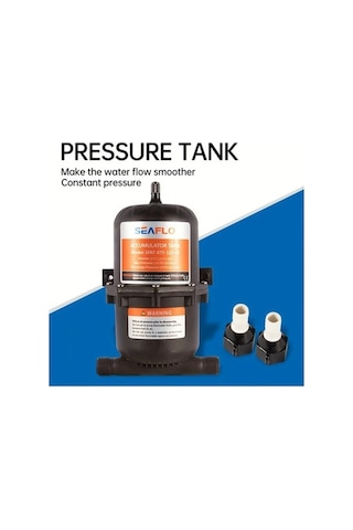 Pazly Seaflo Rv Su Pompası Toplama Tankı 0.75l, Demir Yapı, Basınç Sabit, İç Dekorasyon, Dış Genişleme, Pil Gerektirmez