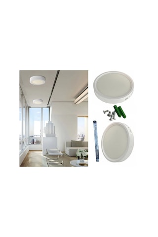 Cata Ct-5233 18 Watt Sıva Üstü Yuvarlak Led Panel Armatür Günışığı