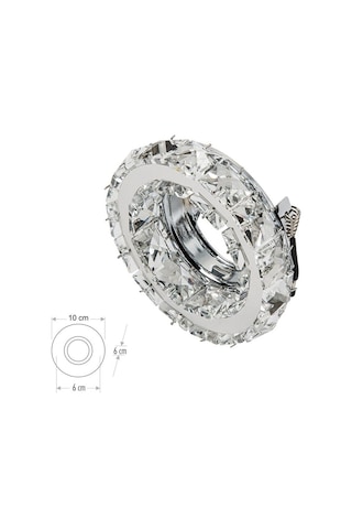 Cata Berfin Kristal Yuvarlak Dekoratif Cam Spot Ct-6584