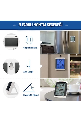 ThermoPro TP55 Termometre İç Mekan Dijital Sıcaklık ve Nem Ölçer - T07593