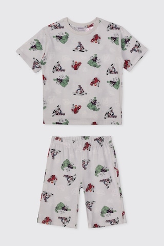 Panço Erkek Çocuk Avengers Pijama Takımı 2611bk39006 Gri
