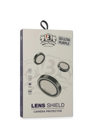 Mey İthalat Samsung Galaxy S24 Ultra Bilvis Titan Kamera Lens - Derin Mor 11