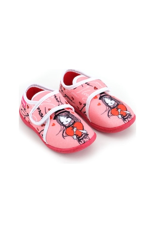 Gezer Kışlık Kız Çocuk Cırt Cırtlı Ayarlanabilir Rahat Taban Panduf Ev Kreş Ayakkabı Ga2kpm.03372.00.0c0.f66 Kırmızı