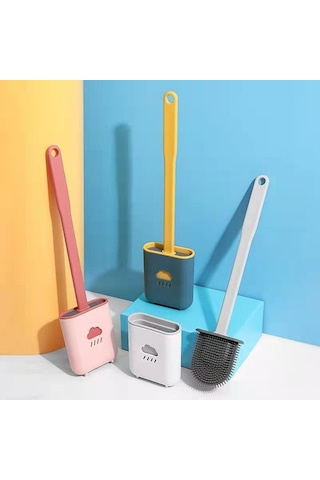 Silikon Tuvalet Fırçası - Mavi