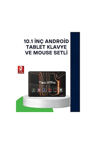 Mey İthalat 10.1 İnç Android Tablet Klavye Ve Mouse Setli 5g Destekli