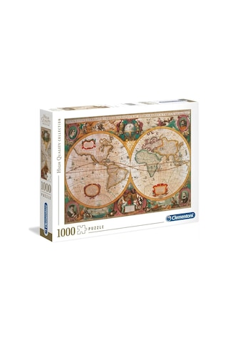 Clementoni Old Map 1000 Parça High Quality Collection Yetişkin Puzzle