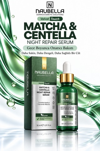 Matcha Centella Night Repair Cilt Yenileyici Serum 30 Ml