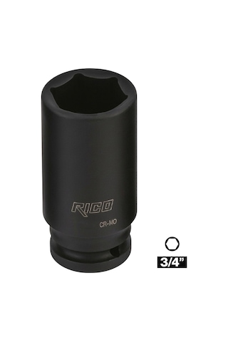 Rıco 3/4 Altı Köşe Havalı Derin Lokma 41 Mm