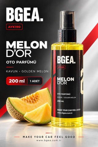 Bgea Melon D Or Kavun Kokulu Oto Parfümü Golden Melon Sprey 200 Ml