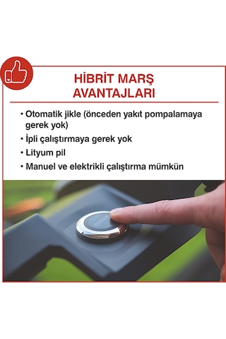 Scheppach MS225-56E Benzinli Çim Biçme Makinesi - 59112769969