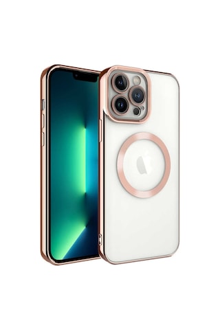 Apple Uyumlu iPhone 13 Pro Max Kılıf Magsafe Wireless Şarj Özellik Setro Kılıf