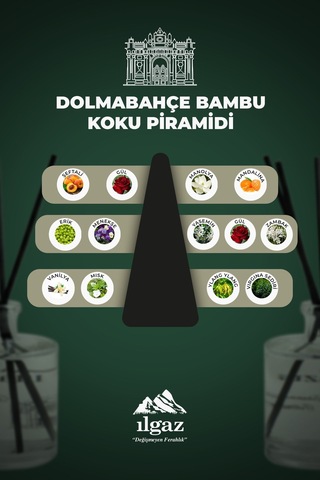 Dolmabahçe Bambu Çubuklu Oda Kokusu Türkiye Serisi Çiçeksi 500 ML