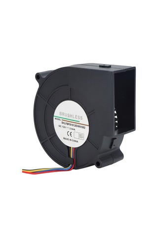 Xindoker 12v Dc 2.94a Hava Akımı 37.97 Cfm Turbin Blower Fan, Yüksek Güvenlikli, Uzun Ömürlü, İç/harici Sıcaklık Kontrolü Ve Ventilasyon İçin Diğer