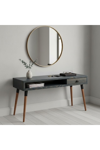 Mobenta Neo Entry Masif Ahşap Dresuar, 1 Çekmece & 1 Bölme - 120 Cm, An Antrasit