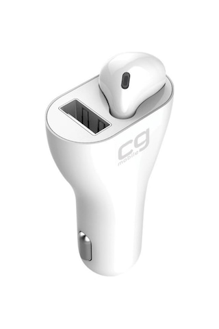 Cg Mobile CGM01 Araç Şarjı ve Mono Bluetooth Kulak İçi Kulaklık