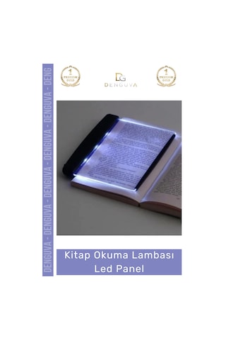 Okumalambası Şeffaf Pleksiglas Göz Dostu Taşınabilir Pilli Kitap Aydınlatma Aparatı Okuma Lambası L