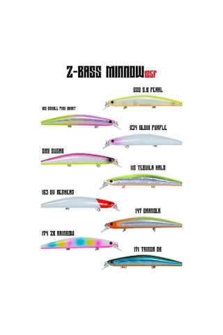 Fujin Z-bass Minnow 125f 21gr Maket Balık 102 Florida Silver