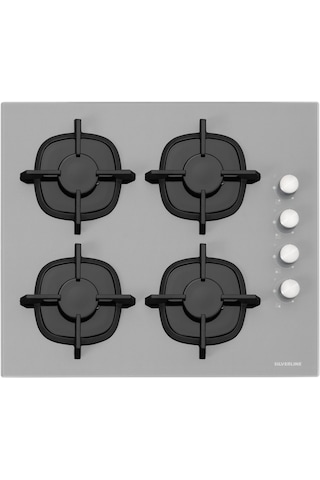 Silverline BO6504S01 - CS5343S01 - 3457 Soho 60 Gri Cam Ankastre Set