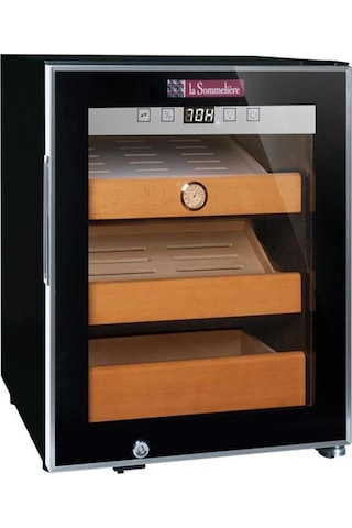 Humidor La Sommeliere Elektronik Nemlendirmeli Puro Dolabı