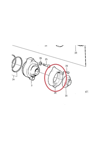 Volvo Penta Yelkenli Md Sail Drive Kuyruk için Tutya - 876286
