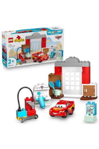 LEGO® DUPLO® │ Disney ve Pixar Arabalar McQueen’in Doc’un Garajını Ziyareti 10456 - 2 Yaş ve Üzeri Çocuklar için Oyuncak Yapım Seti (35P)