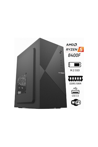Xaser Officex120 Ryzen 5 8400f 16gb Ddr5 Ram 1tb M.2 Ssd Gt610 Ekran Kartı Ofis Bilgisayarı Diğer