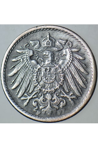 Almanya 5 Pfennig 1919 F.