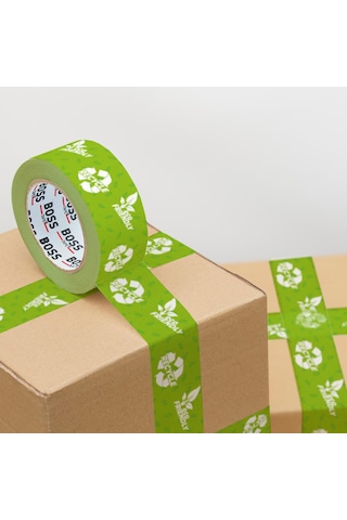 Geri Dönüşüm Yeşil Koli Bandı En:45cm Metraj:66metre 1.adet