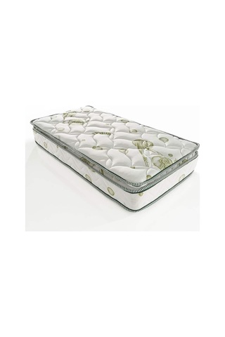 Keremce Deluxe Gold Bambu 80x130 Lüks Pedli Yaylı Yatak Beyaz