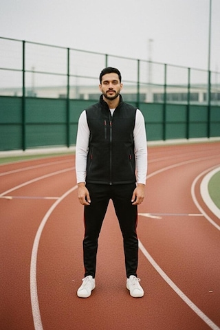 Vatan Tekstil Dik Yaka Slim Fit 3 Cepli Softshell Erkek Yelek Su İtici Kumaş Siyah