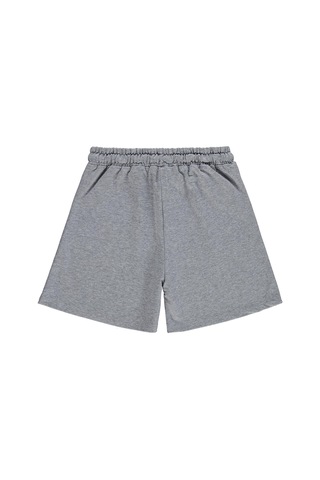Civil Girls London Baskılı 10-13 Yaş Şort - Gri Gri Melanj