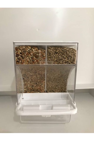 10 Adet T-Pet Akıllı Yemlik İkiye Bölünebilir Geniş Kabuk Hazneli