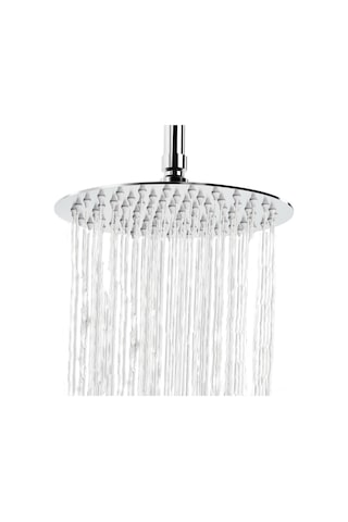 Yunboo 8 İnç 304 Paslanmaz Çelik Yuvarlak Şişme Duş Başlığı, Yüksek Basınçlı, Otomatik Temizleme Nozzle, Gümüş Renk, 1.5m Teflon Bandı İçerir Diğer