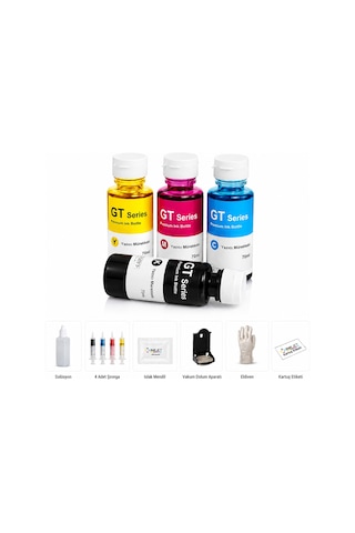 Hp Kartuş Dolum Seti Deskjet 2710 2721 305 Yazıcı 4 Renk Mürekkep