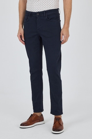 İmza Koyu Lacivert Pamuklu 5 Cep Casual Slim Fit 5 Cep Pantolon 1003250318 Koyu Lacivert