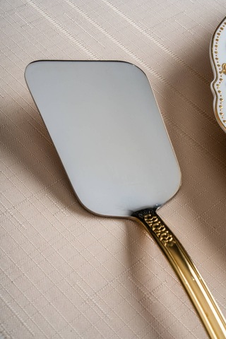 Acar Karat Star Gold Servis Spatulası - 30 Cm Gold/silver