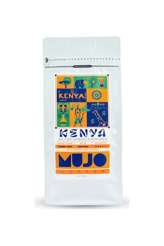 Kenya Aa Top Karigu, Kirinyaga Çekirdek Kahve-250gr-moka Pot Moka Pot