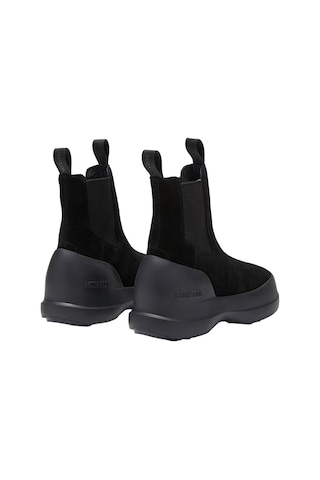 N001 Black Bot Erkek 80d2480050-n001 Moon Boot Luna Chelsea Suede Black Siyah