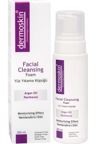 Dermoskin Facial Cleansing Foam Yüz Yıkama Köpüğü 200 ML