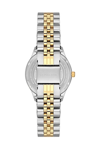 U.s Polo Assn Uspa2061-07 Quartz Çelik Altın Rengi Yeşil Kadran 32 Mm Kadın Kol Saati